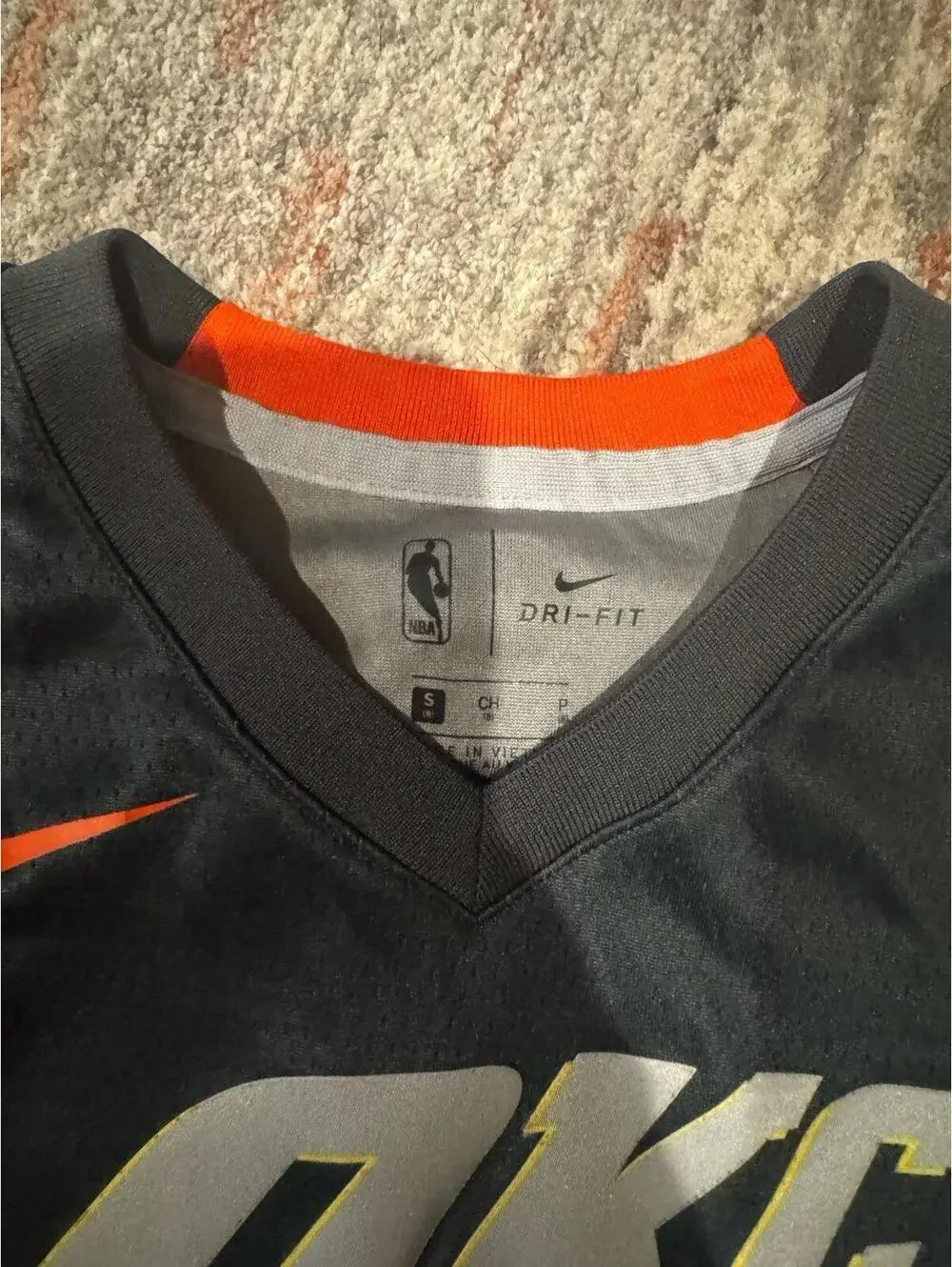 Nike Youth NBA Oklahoma City Thunder Russell Westbrook Swingman Jersey sz Sm